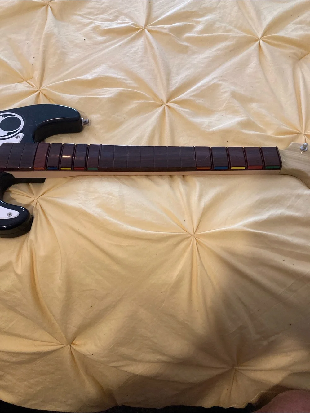Fender Stratocaster Natural Wood Headstock with Silver Tuners